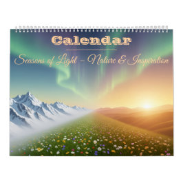 Calendario Seasons of Light – Nature & Inspiration Calendar