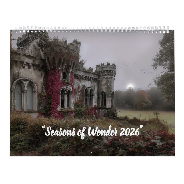 Calendario Seasons Of Wonder 2026 (Tapa)