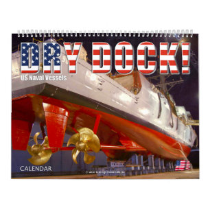 Calendario ¡SECO DOCK! - Buques navales estadounidenses