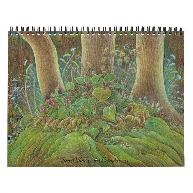 Calendario secreto 2011 del arte de la luna (Tapa)