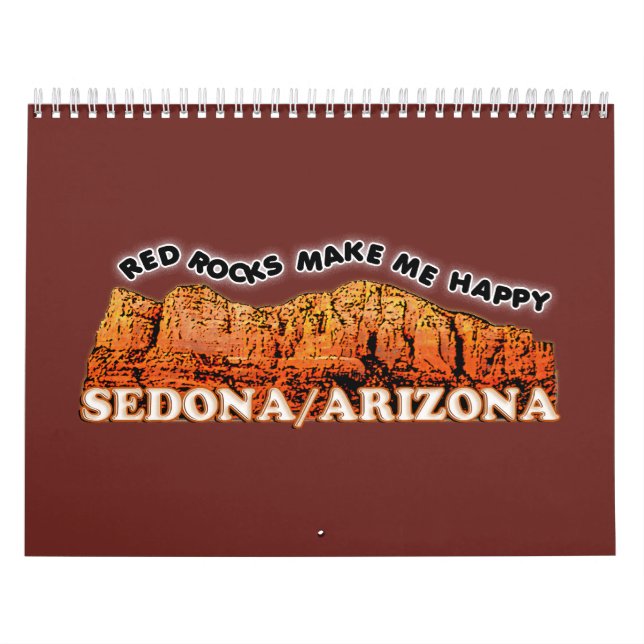 Calendario Sedona, Arizona (Tapa)