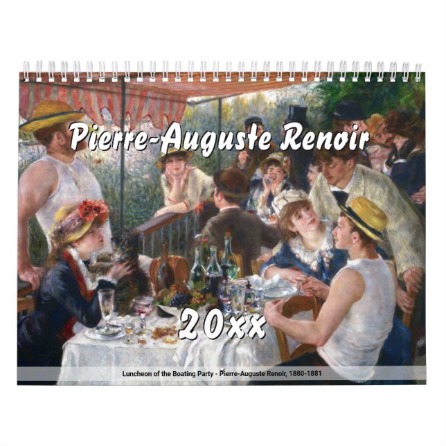 Calendario Selección de Maestros de Pierre-Auguste Renoir (Tapa)