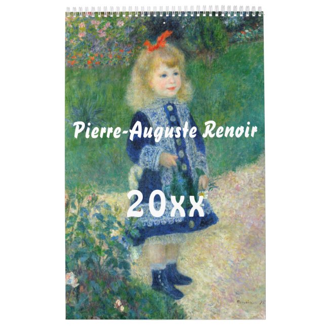 Calendario Selección de Maestros de Pierre-Auguste Renoir (Tapa)