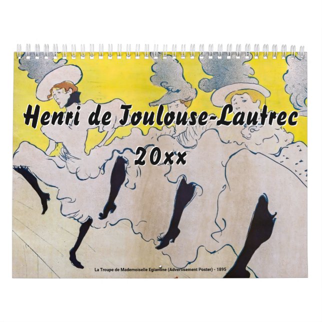 Calendario Selección de Maestros Henri de Toulouse-Lautrec (Tapa)