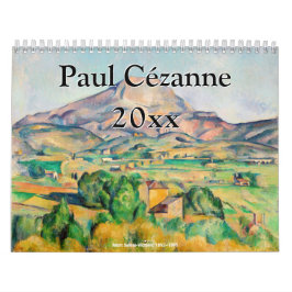 Calendario Selección de obras maestras de Paul Cezanne