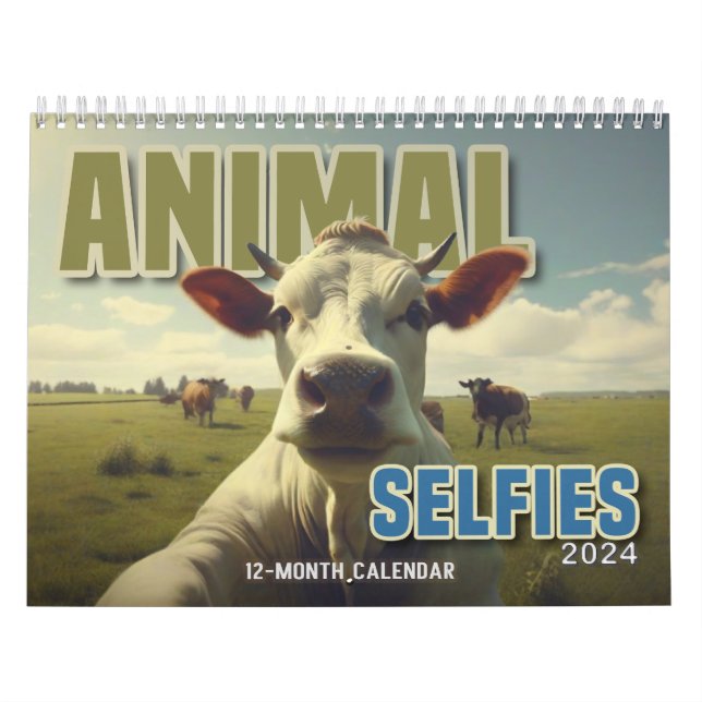 Calendario Selfies con animales (Tapa)