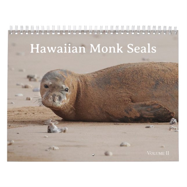 Calendario Sellos monjes hawaianos (Tapa)