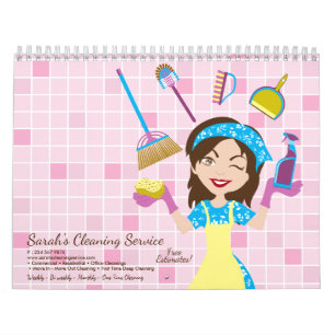 Calendario Señora de la limpieza Temporadas de limpieza del h