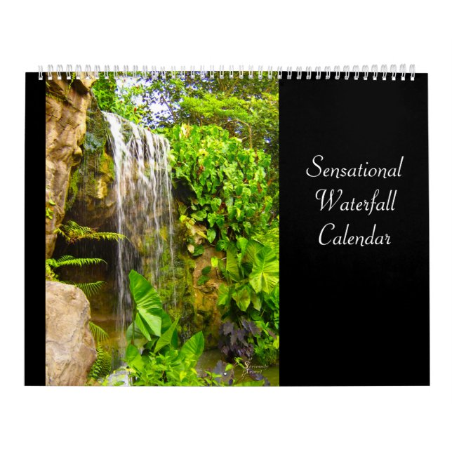 Calendario sensacional de la cascada (Tapa)