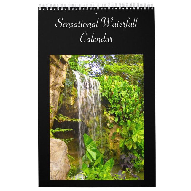 Calendario sensacional de la cascada (Tapa)
