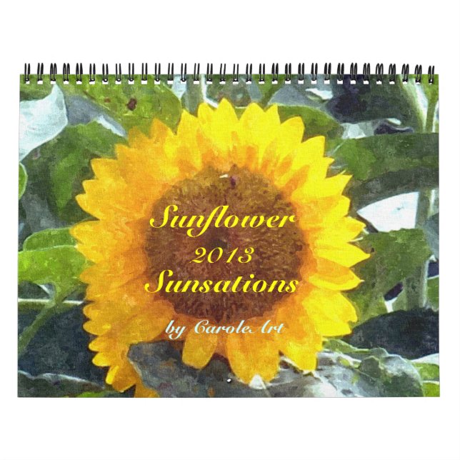 Calendario Sensaciones de girasol 2013 (Tapa)