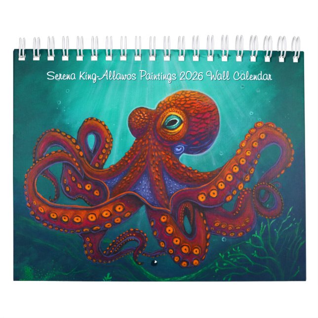 Calendario Serena King-Allawos Paintings 2026 Wall Calendar (Tapa)