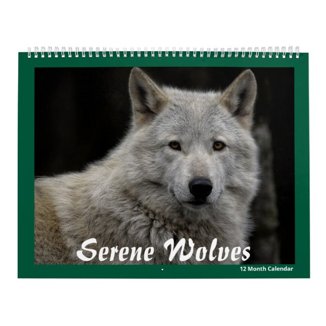 Calendario Serene Wolves (Tapa)