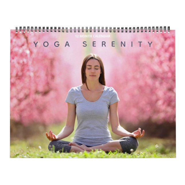 Calendario Serenidad de Yoga (Tapa)