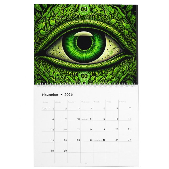 Calendario Serie 3D (Nov 2026)