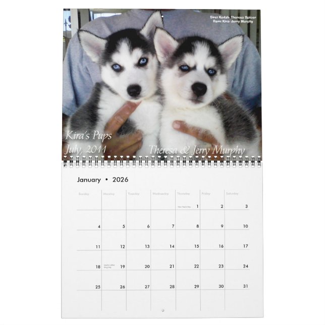 Calendario SHAAZ 2012 (Jan 2026)