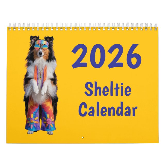 Calendario Sheltie Calendar (Tapa)