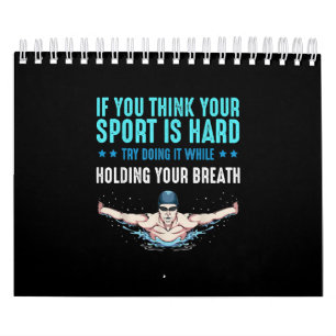 Calendario Si Piensas Que Tu Deporte Es Difícil De Nadar.