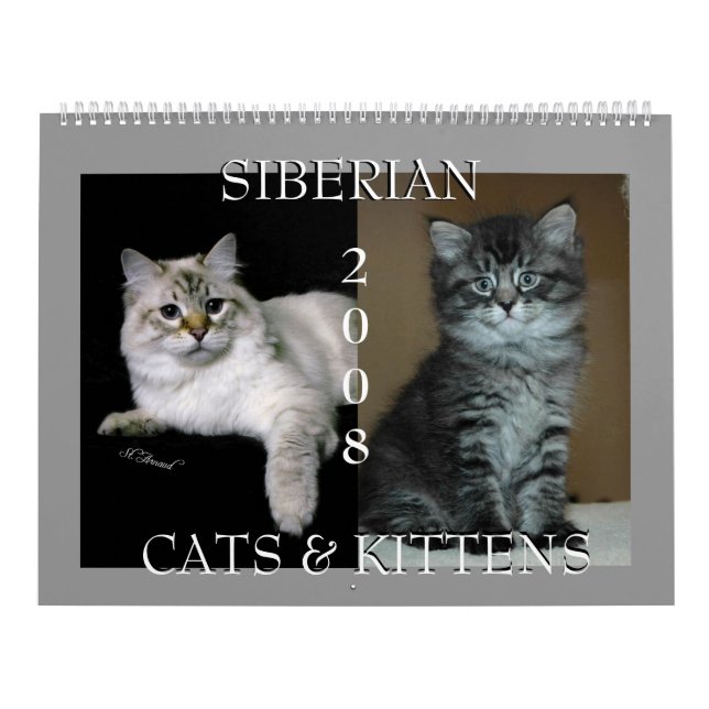 Calendario siberiano 2009 de los gatos (Tapa)