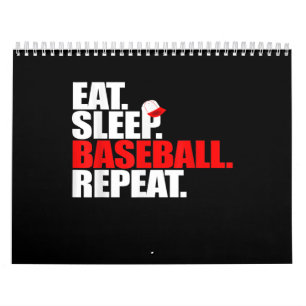 Calendario Siéntete dormido Béisbol Repetir El Pitcher Béisbo