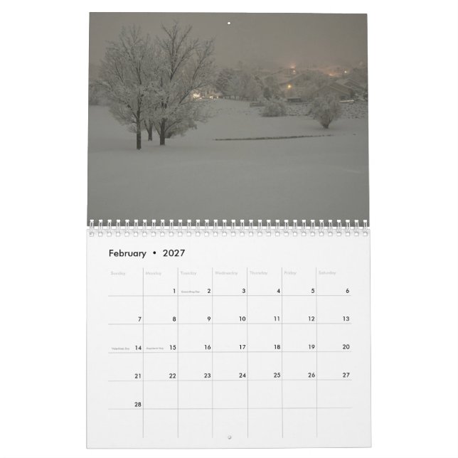Calendario Sierra Nevada (Feb 2027)