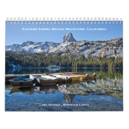 Calendario Sierra Oriental, Mammoth Lakes, CA