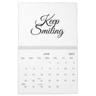 Calendario Sigan sonriendo, finjan que no es lunes. 