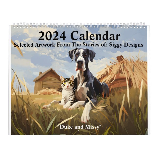 Calendario "Siggy Design 2024 Calendar" (Tapa)