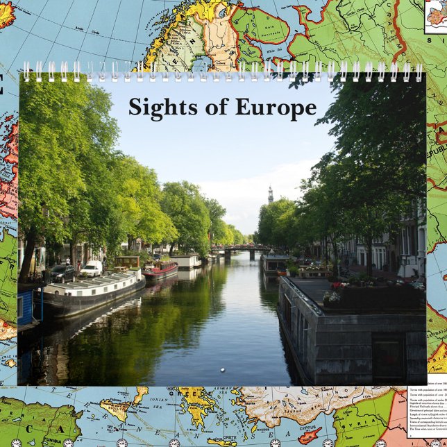 Calendario Sights of Europe (A calendar featuring sights from Europe)