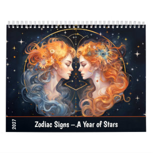 Calendario Signos del Zodiaco – Un Año de Estrellas