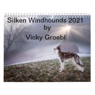 Calendario Silken Windhounds 2021 de Vicky Groebl - Adultos 1