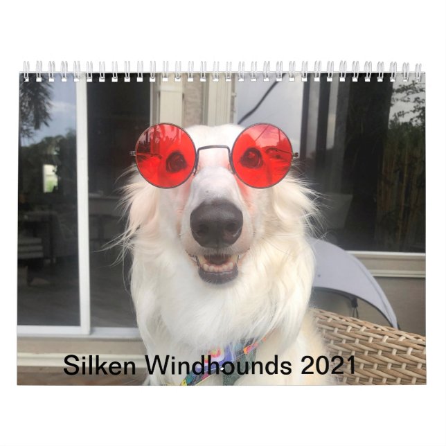Calendario Silken Windhounds 2021 - Todos vestidos (Tapa)