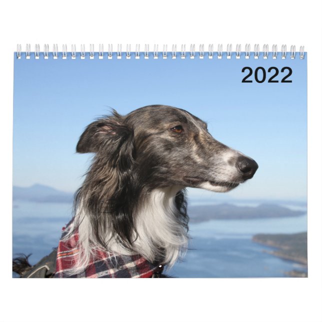Calendario Silken Windhounds 2022 (Capturas de cabeza) (Tapa)