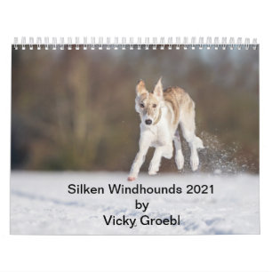 Calendario Silken Windhounds de Vicky Groebl Puppies 1-2