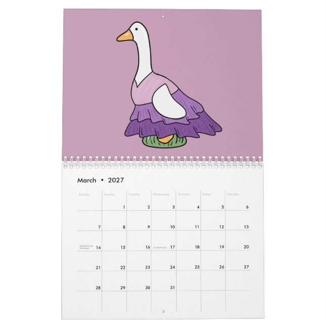 Calendario Silly Goose (Color Pop Version) (Mar 2027)
