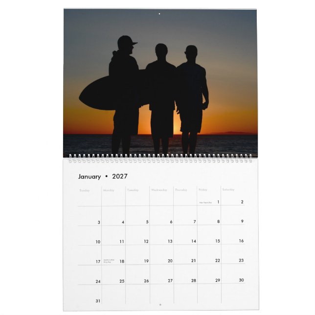 Calendario Siluetas de Lorenzo Aguayo (Jan 2027)