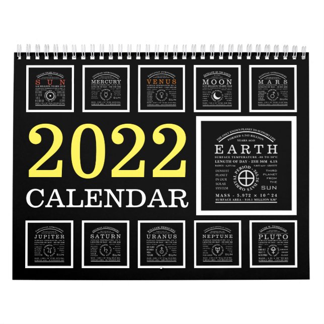 Calendario Símbolo de astronomía detallado (Tapa)