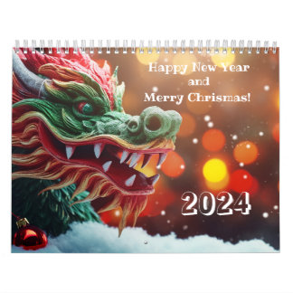 Calendario símbolo de dragón chino 2024