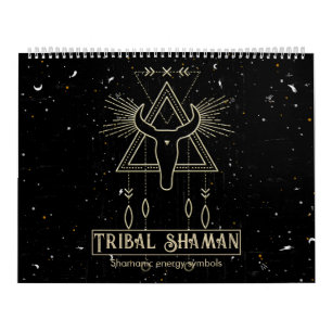 Calendario Símbolos sagrados de geometría chamánica