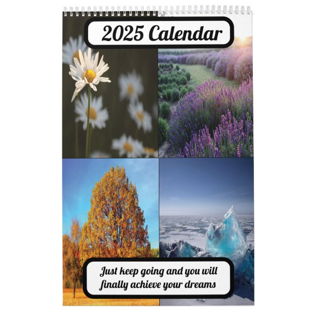 Calendario simple Four Seasons 2025 (Tapa)
