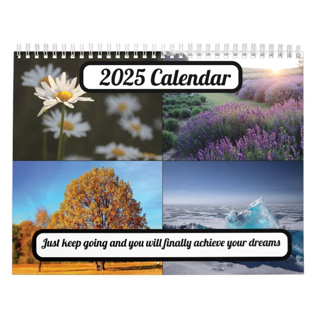 Calendario simple Four Seasons 2025 (Tapa)