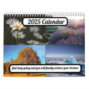 Calendario simple Four Seasons 2025