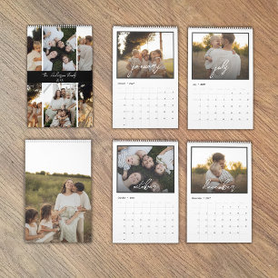 Calendario Simple Modern Crea tu propia foto familiar