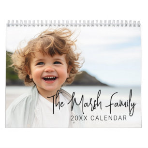 Calendario Simple Moderno Foto Personalizada - 14 Imágenes