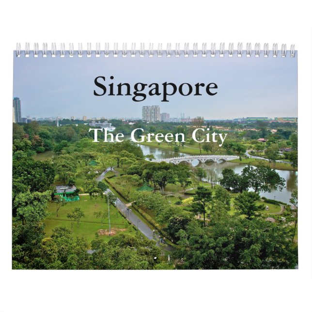 Calendario Singapur - La Ciudad Verde (Tapa)