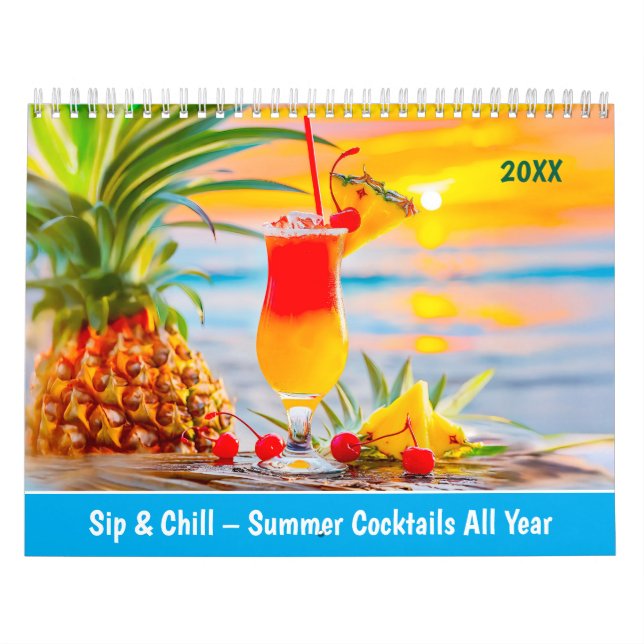 Calendario Sip & Chill – Summer Cocktails All Year (Tapa)