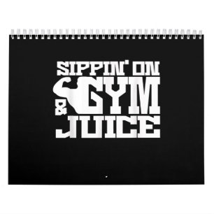 Calendario Sippin Sobre Gimnasio - Jugo - Camisetas De Entren