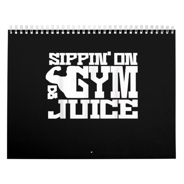 Calendario Sippin Sobre Jugo De Gimnasio - Camisetas De Entre (Tapa)