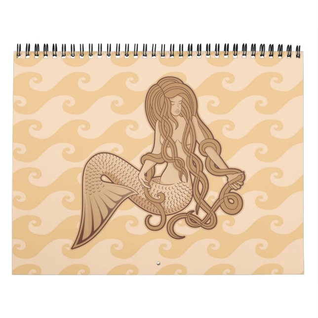 Calendario Sirena sentada (Tapa)