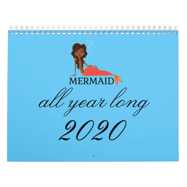 Calendario Sirenas todo el año 2020 (Tapa)